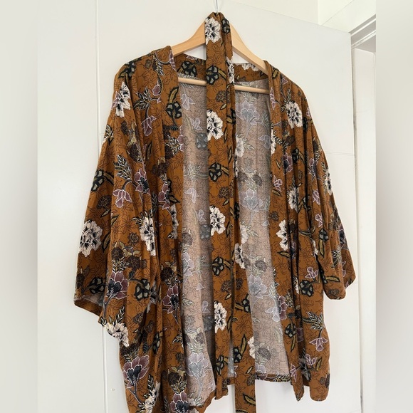 Soya Concept Belted Kimono, one size - Picture 2 of 9